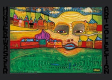 Artprint "Irinaland over the Balkans"
