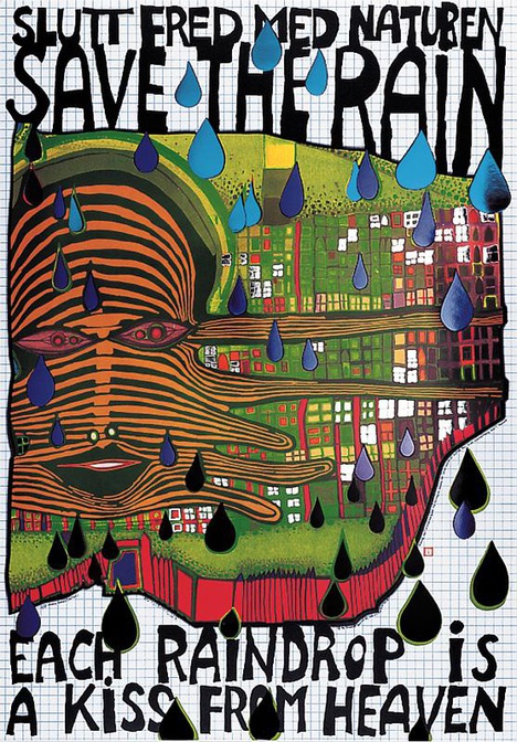 Save the rain Original Manifesto-Art-Print