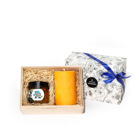 Gift Special Candle + Honey