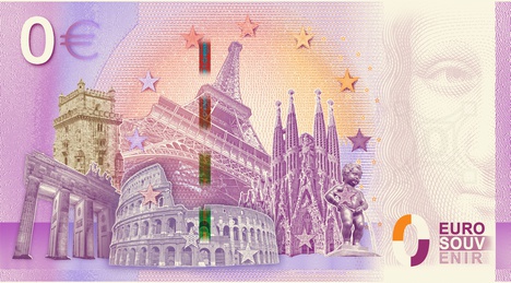Zero-Euro-Notes KUNST HAUS WIEN 2019