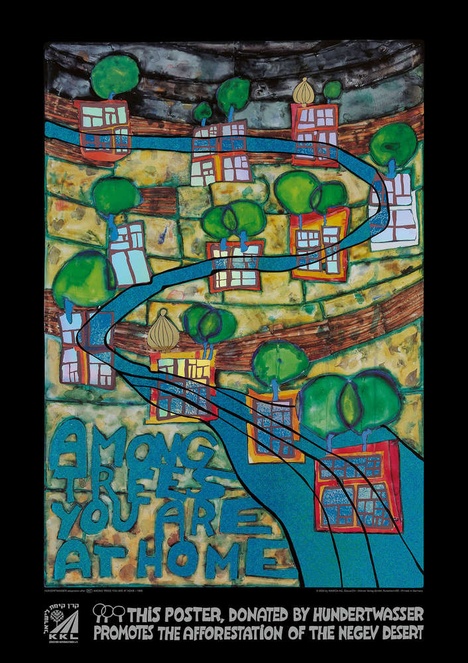 Kunstdruck "Among Trees You Are At Home" (Unter Bäumen bist du zu Hause)